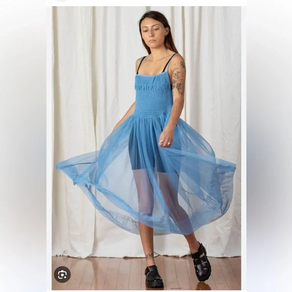 Ali Golden Mesh ballerina dress, size S - Picture 4 of 8